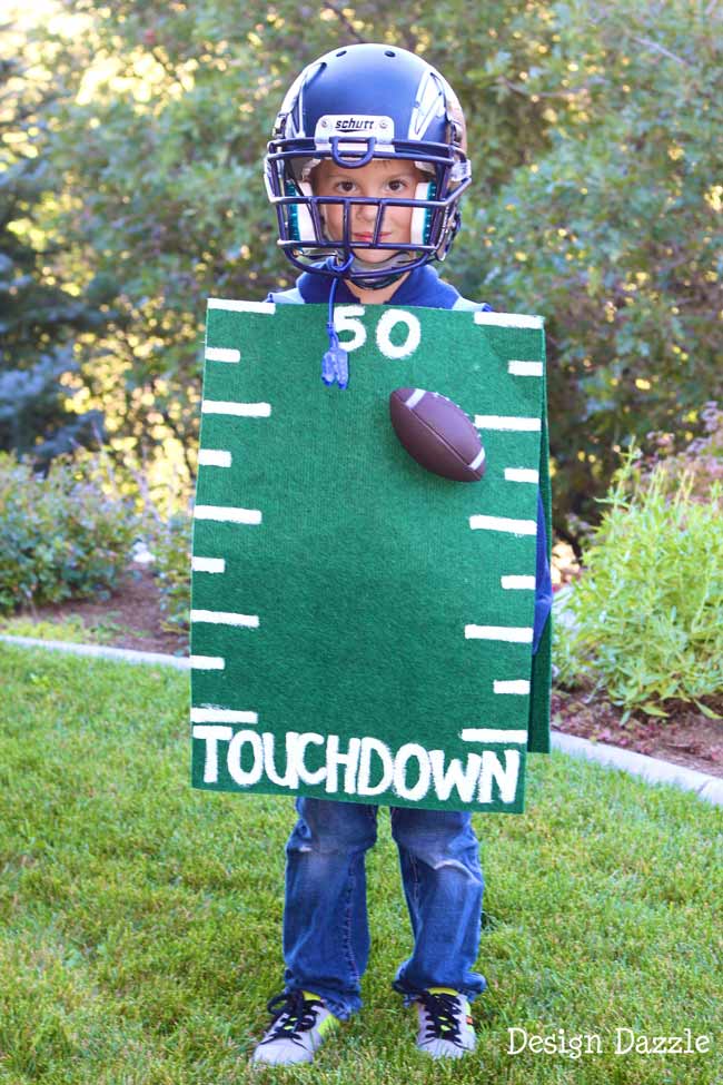 DIY Football Field Halloween Costume