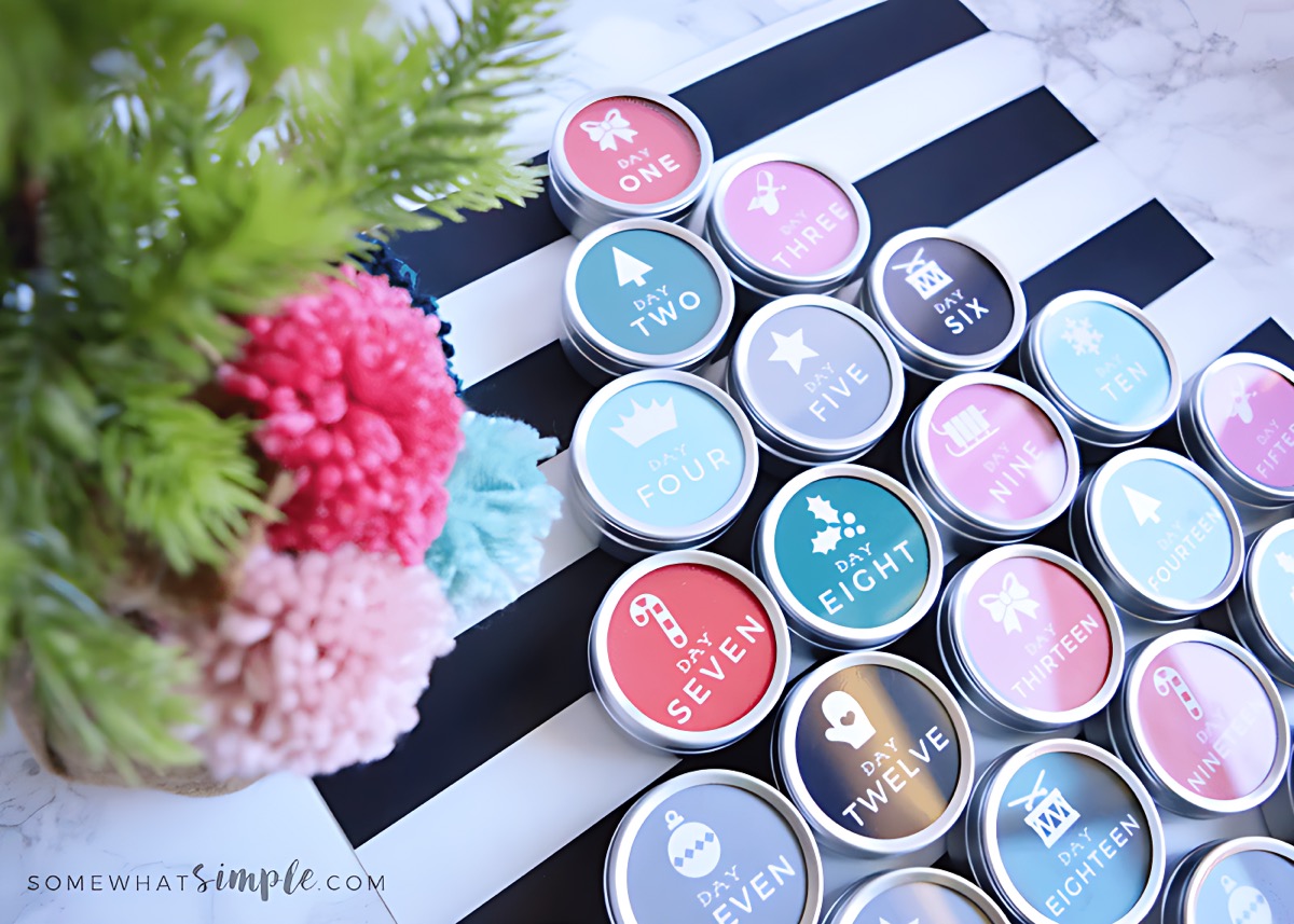 DIY Magnetic Advent Calendar