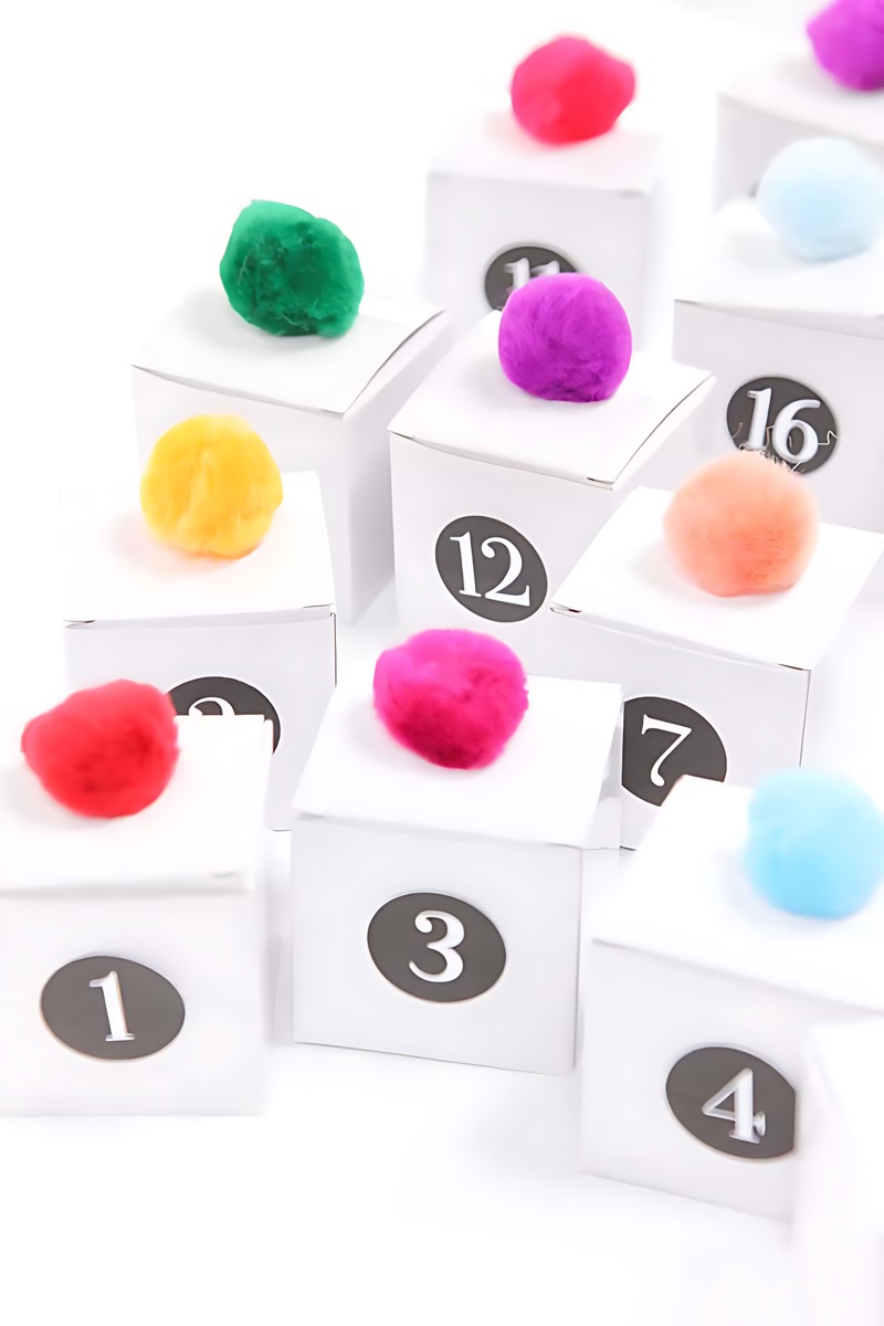 DIY Mini Box Advent Calendar