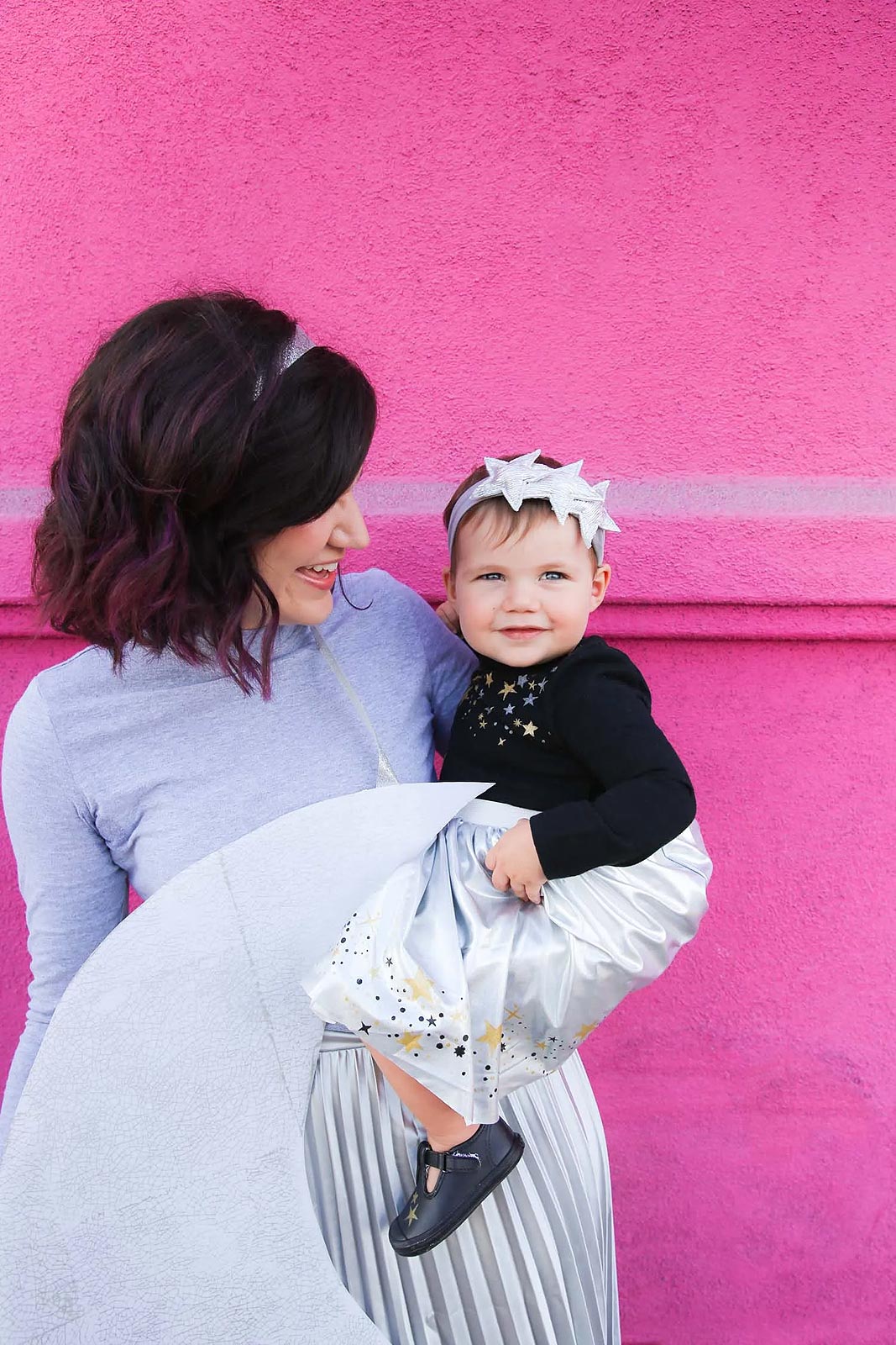 DIY Moon and Stars Mommy and Me Halloween Costumes