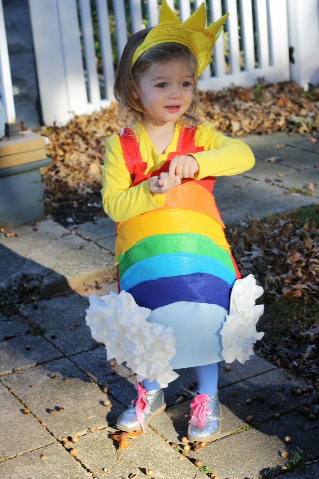DIY Rainbow Halloween Costume