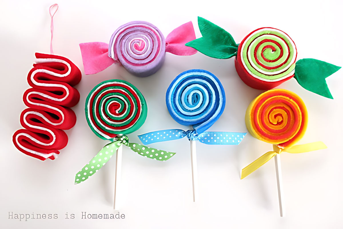 Felt Candy Ornaments