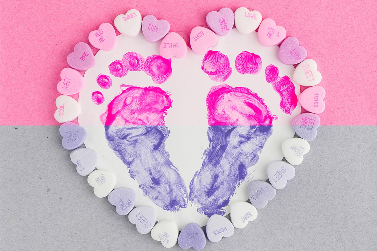 Footprint Heart Craft