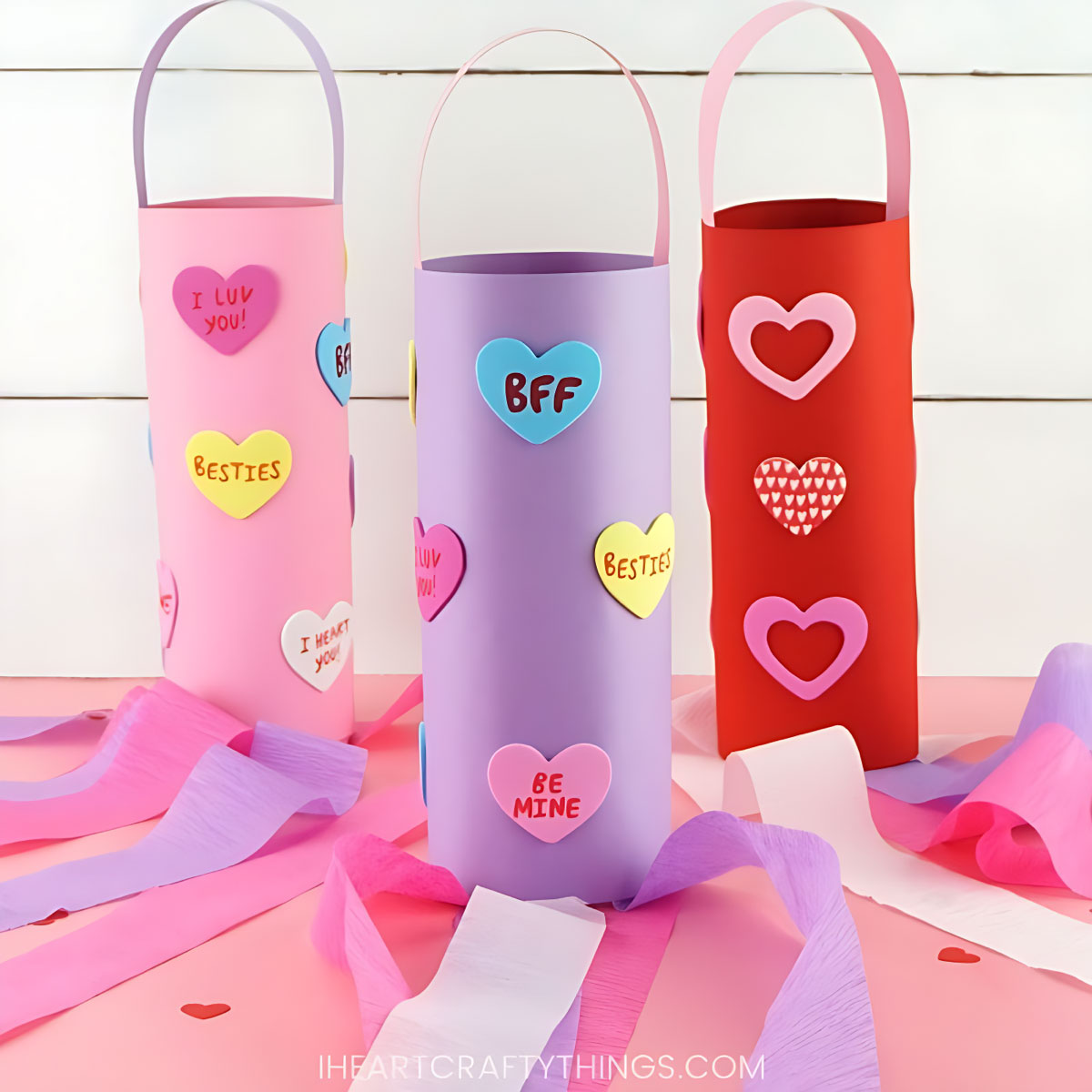 Heart Windsock Valentine’s Day Craft