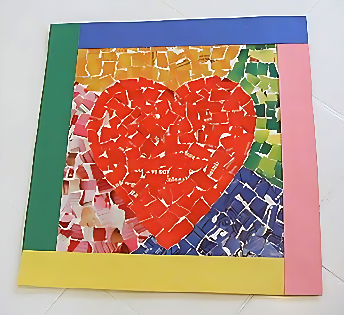 Mosaic Heart for Valentine’s Day