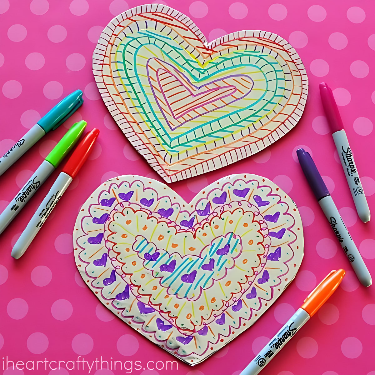 Tin Foil Heart Valentine’s Day Craft