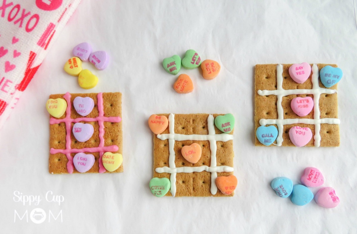 Valentine Tic Tac Toe Snack Craft